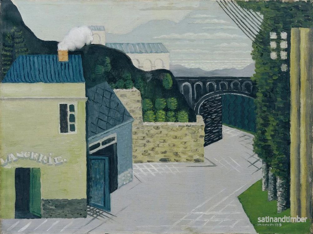 Reproduktion av målningen av staden med viadukten - Louis Marcoussis - Bild 2