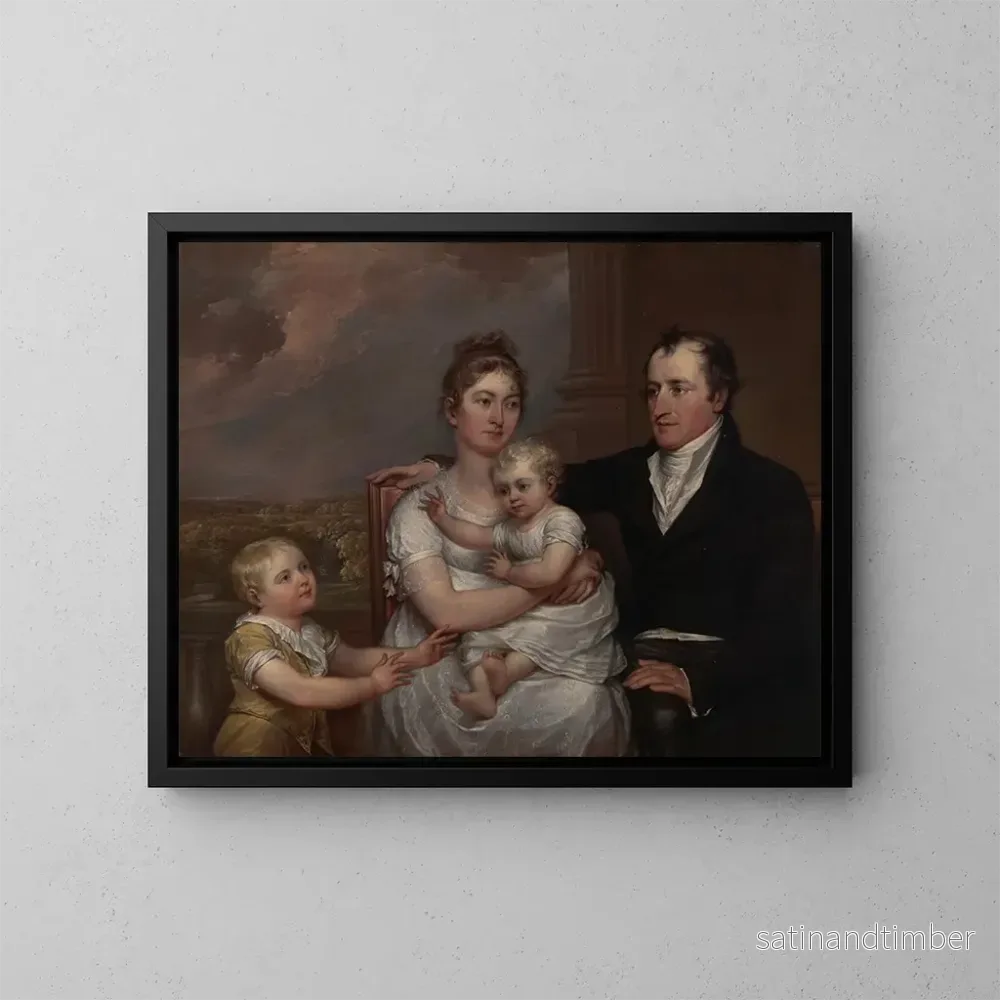 Reproduktion av målningen La famille Vernet – John Trumbull Reproduktion av målningen La famille Vernet – John Trumbull