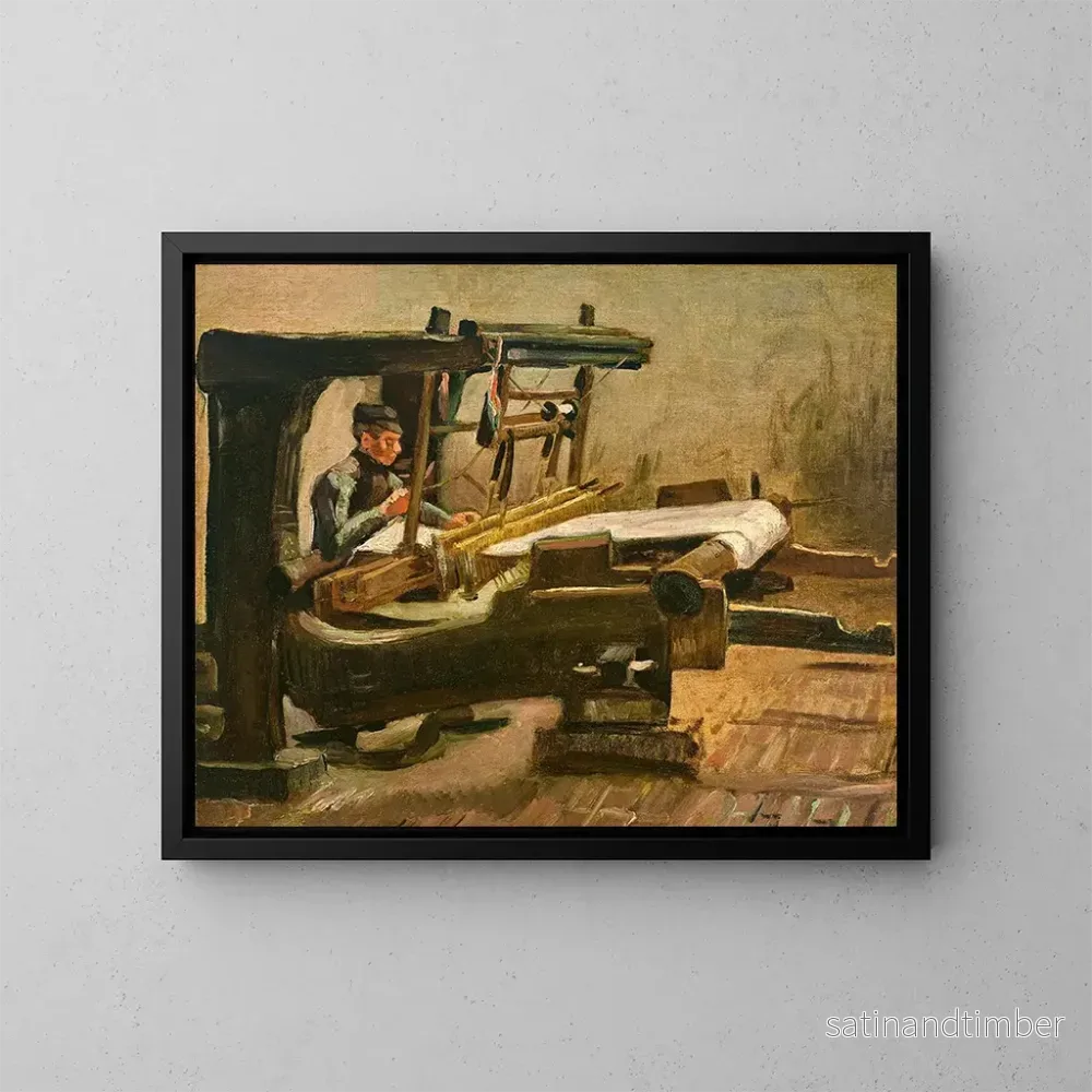 Reproduktion av målningen Tisserand vänd mot höger - Vincent van Gogh