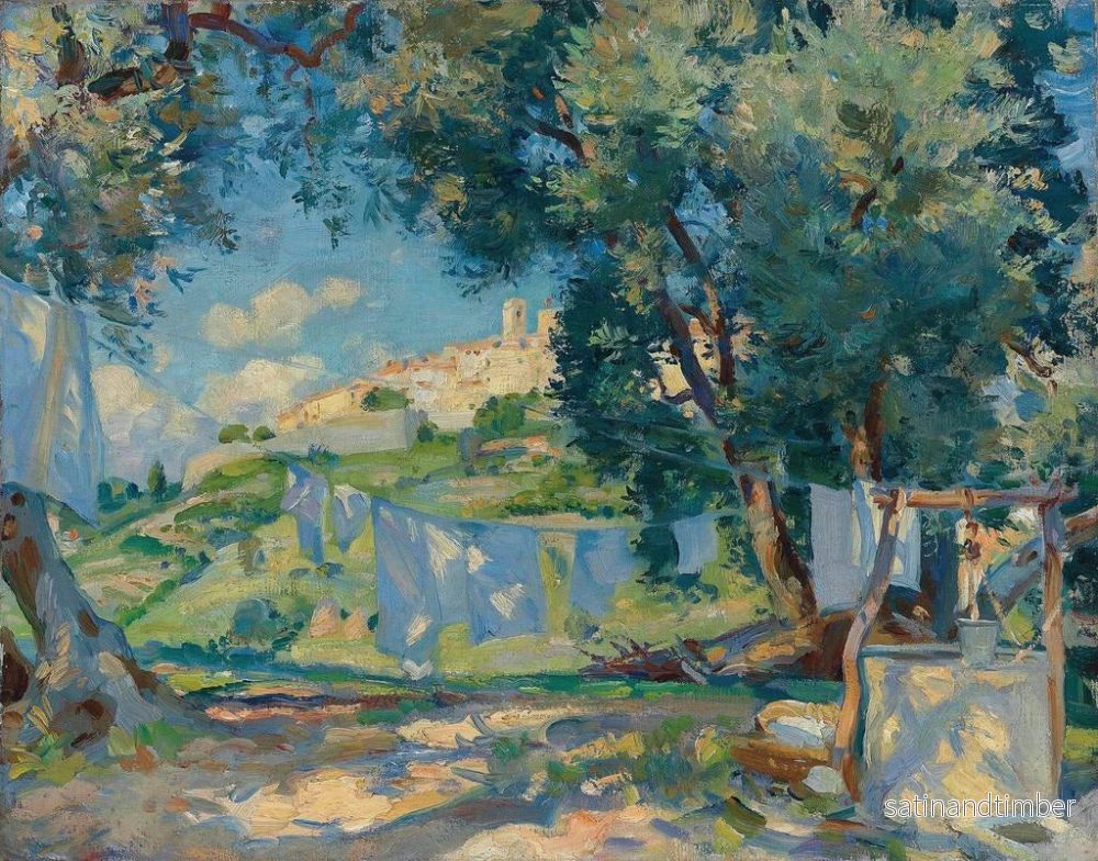 Reproduktion av målningen En lätt bris i Provence - Wilfrid Gabriel de Glehn - Bild 2