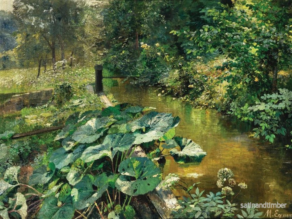 Reproduktion av målningen Huflattich - Marie Egner - Bild 2