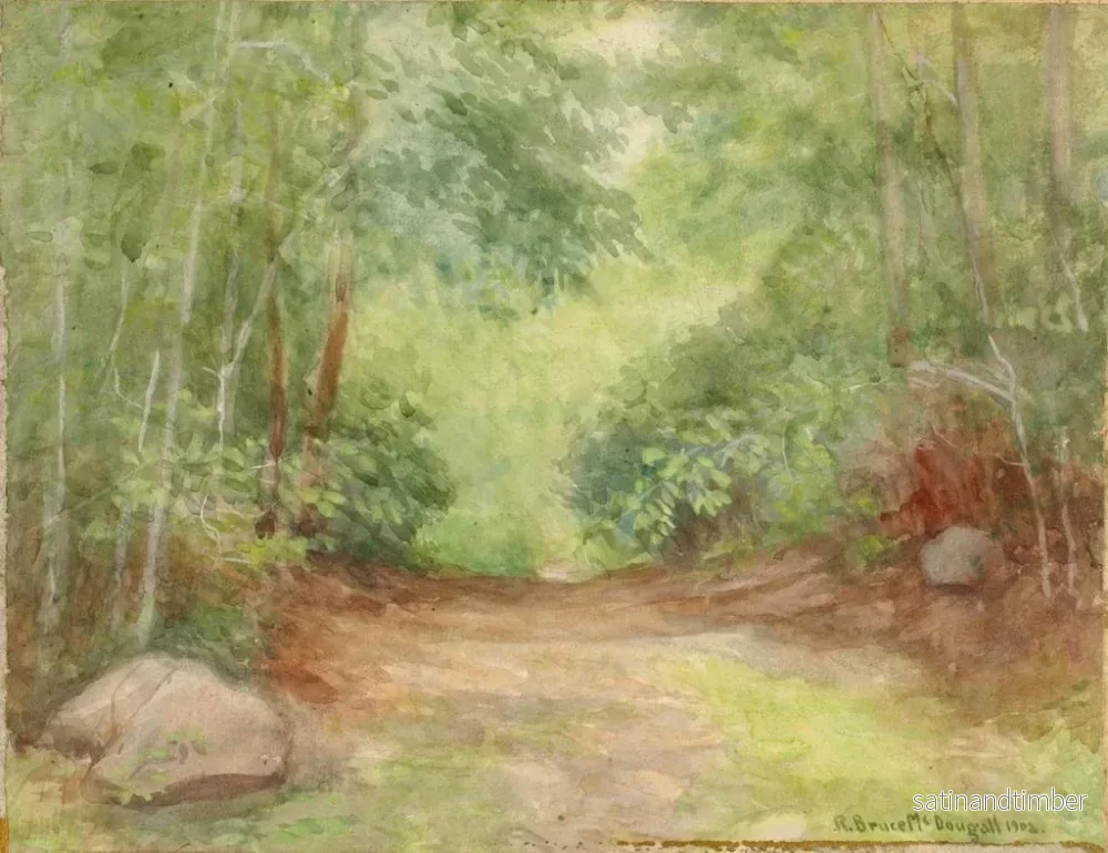 Reproduktion av målningen Scen i skog - Robert Bruce McDougall - Bild 2
