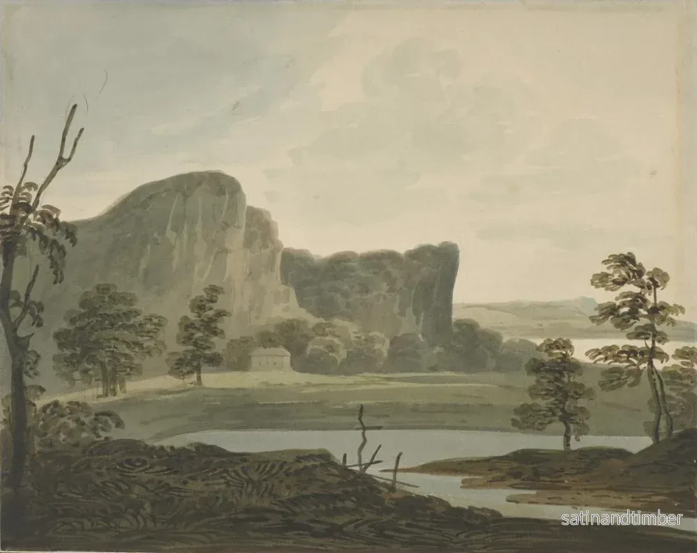 Reproduktion av målningen nära Stirling, Skottland - Hugh William Williams - Bild 2