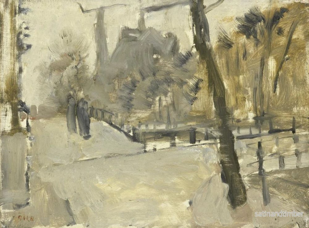Reproduktion av målningen Le Leidsegracht i Amsterdam - George Hendrik Breitner - Bild 2