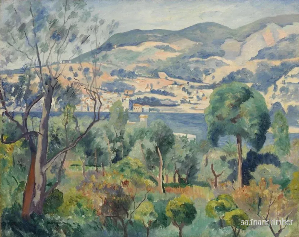 Reproduktion av målningen Rade de Villefranche - Henri Manguin - Bild 2
