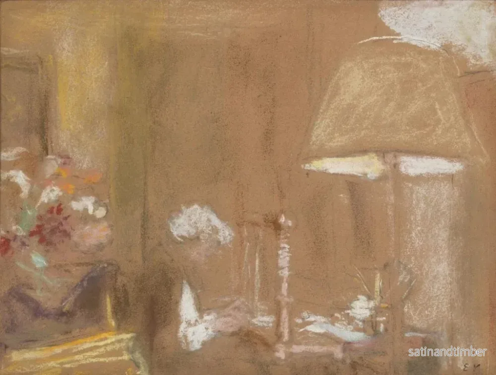 Reproduktion av målningen La reliure de livre - Édouard Vuillard - Bild 2