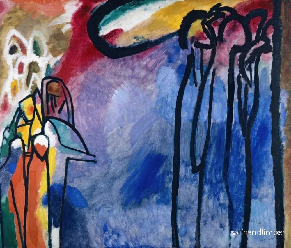 Reproduktion av målningen Improvisation 19 - Wassily Kandinsky - Bild 2