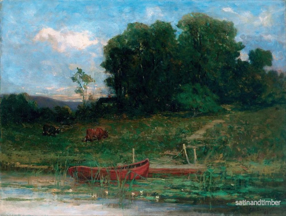 Reproduktion av målningen L'atterrissage à la ferme - Edward Mitchell Bannister - Bild 2