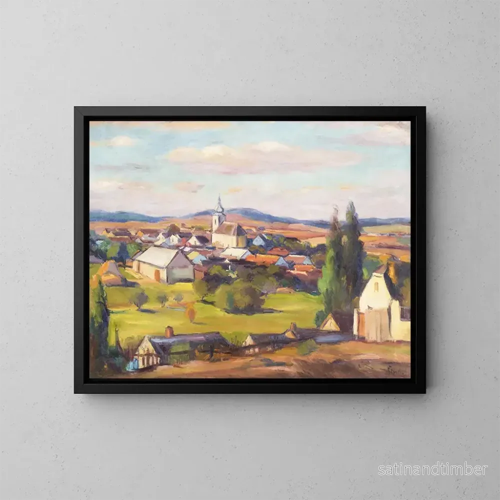 Reproduktion av målningen Lukov nära Moravské Budějovice - František Šindelář