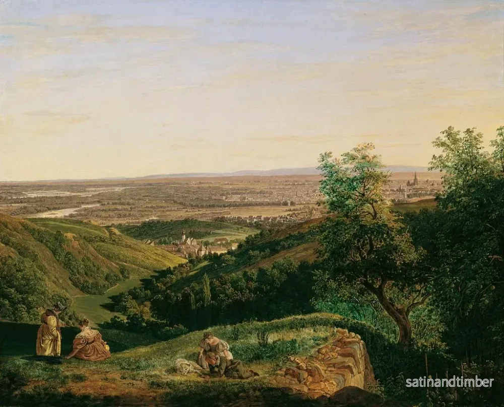 Reproduktion av målningen Vue sur Vienne depuis le Krapfenwaldl - Matthias Rudolf Toma - Bild 2