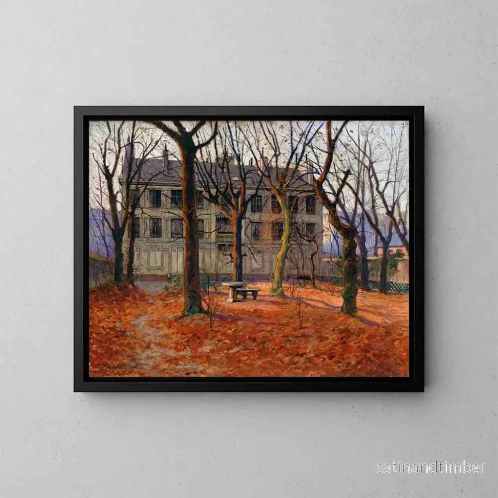 Reproduktion av målningen Victor Hugos hus, rue Notre-Dame-des-Champs - Paul Madeline