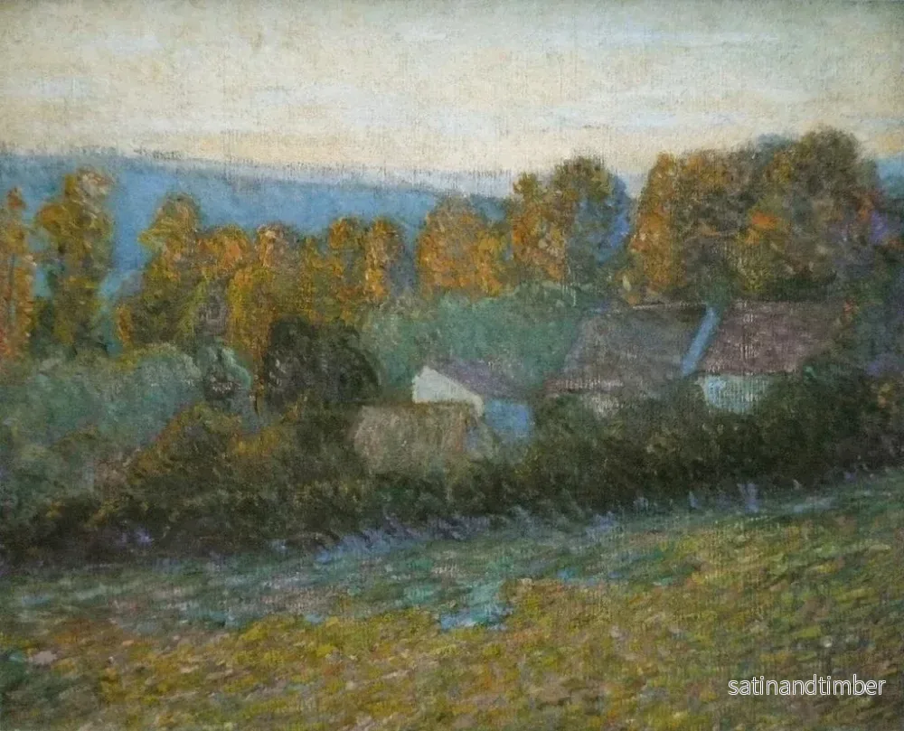 Reproduktion av målningen Eftermiddag i höst i Giverny - Lilla Cabot Perry - Bild 2