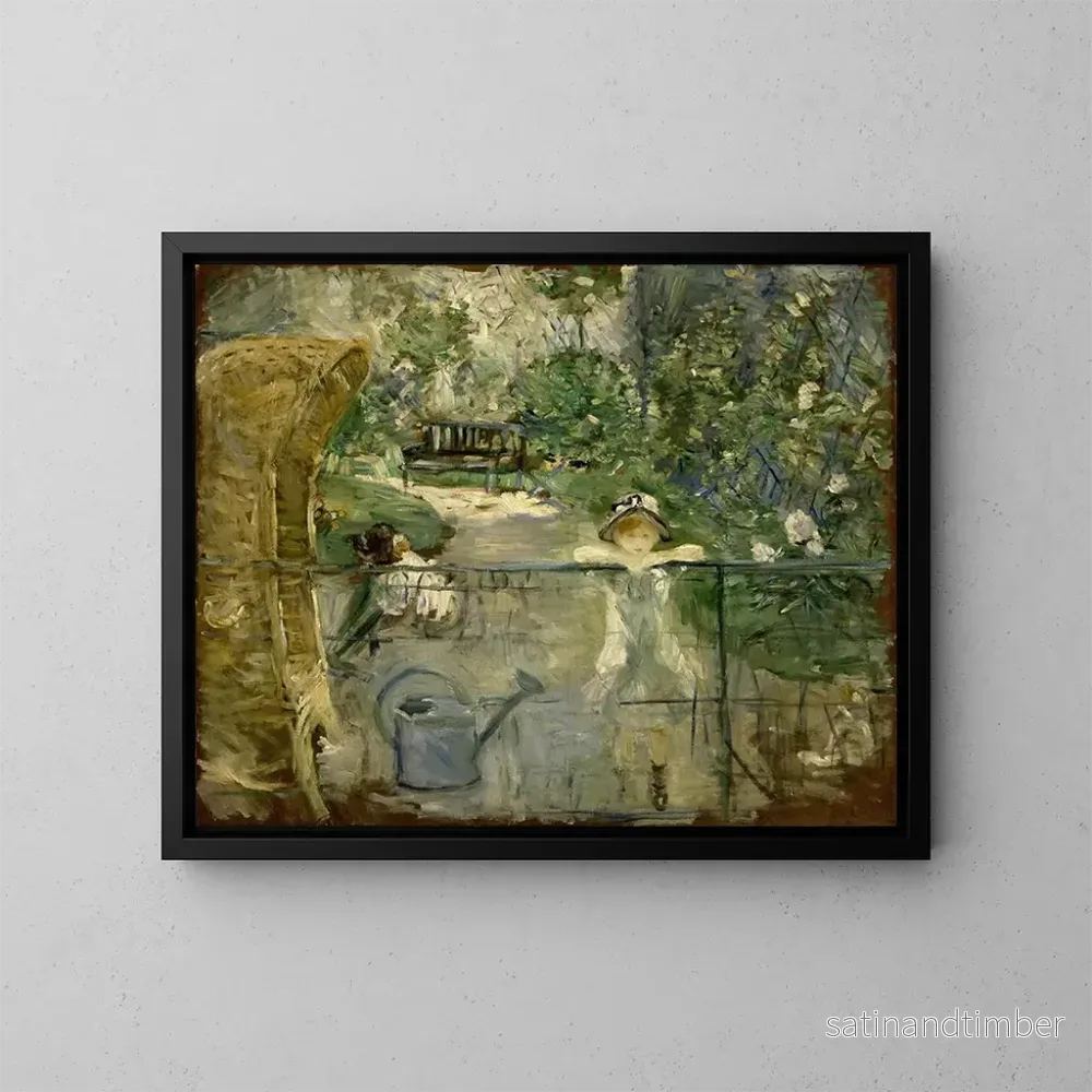 Reproduktion av målningen La chaise panier - Berthe Morisot