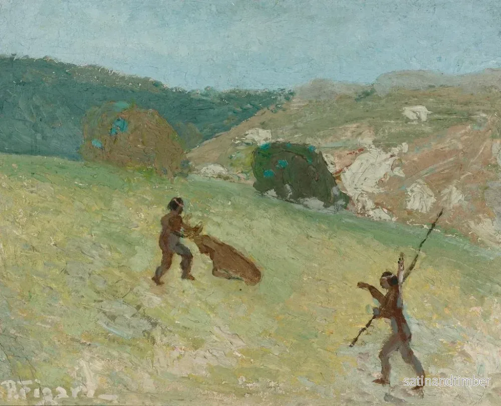 Reproduktion av målningen Jakt - Pedro Figari - Bild 2