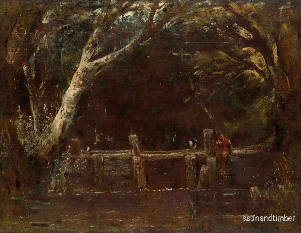 Reproduktion av målningen Landskapet vid slussen - John Constable - Bild 2