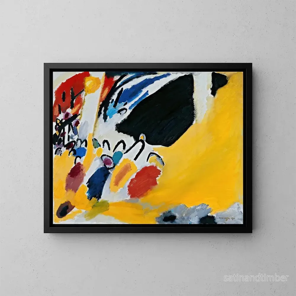 Reproduktion av målningen Impression III: konsert - Wassily Kandinsky