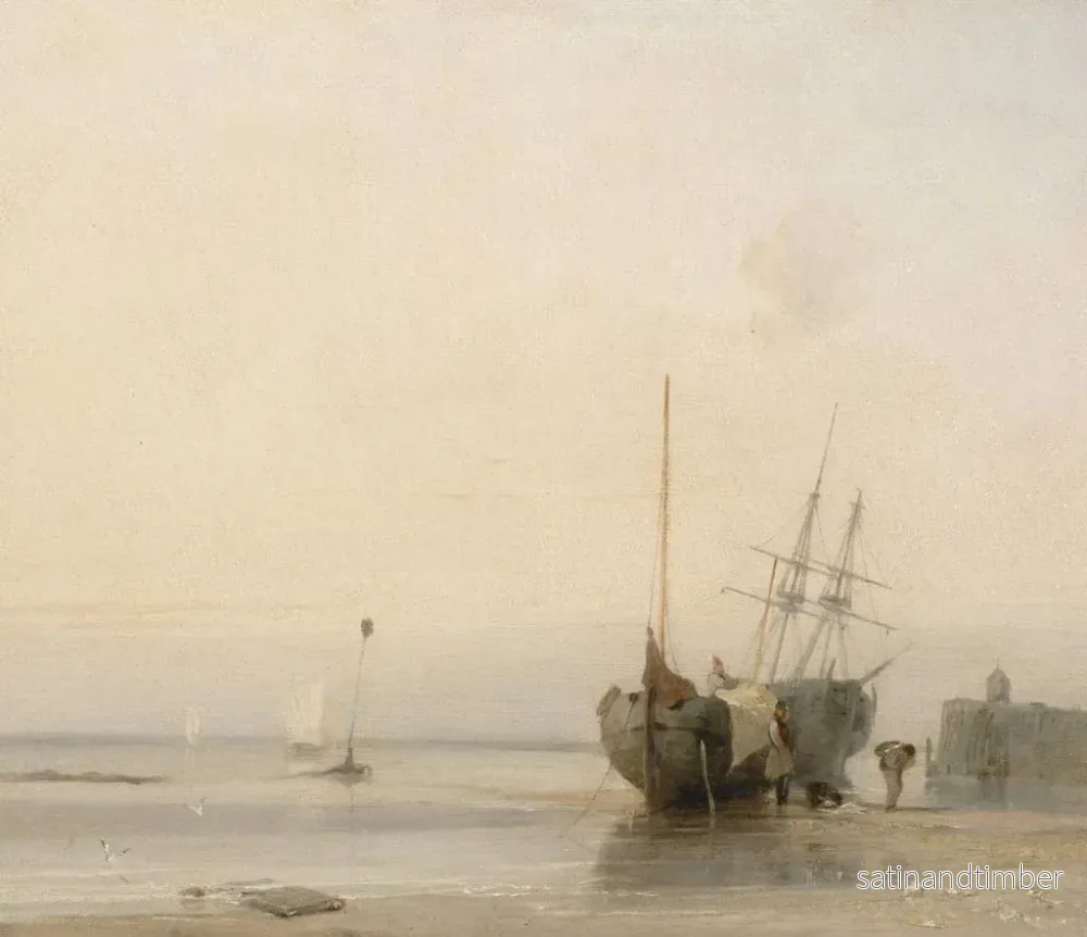 Reproduktion av målningen Jetée de Calais, Frankrike - Richard Parkes Bonington - Bild 2