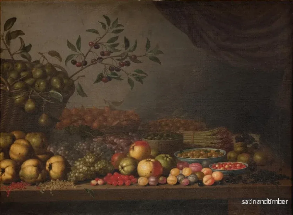 Reproduktion av målningen Fruktskål - Floris van Schooten - Bild 2