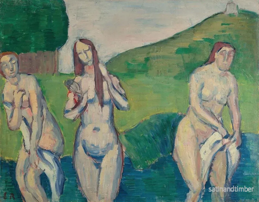 Reproduktion av målningen Baigneuses - Émile Bernard - Bild 2