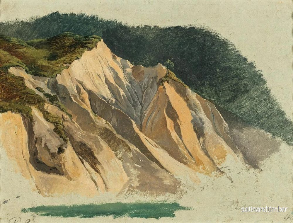 Reproduktion av målningen av Ruine de rochers près de Wildalpen - Friedrich August Matthias Gauermann - Bild 2