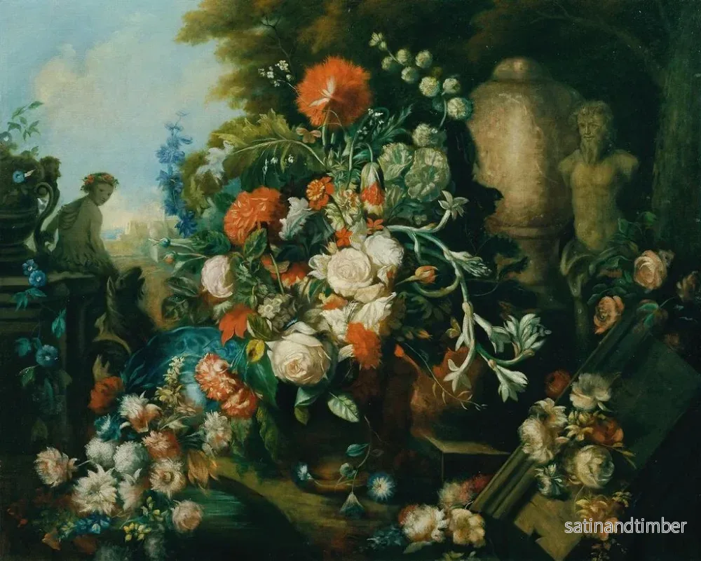 Reproduktion av målningen Bouquet de fleurs - Lotte Sykora - Bild 2