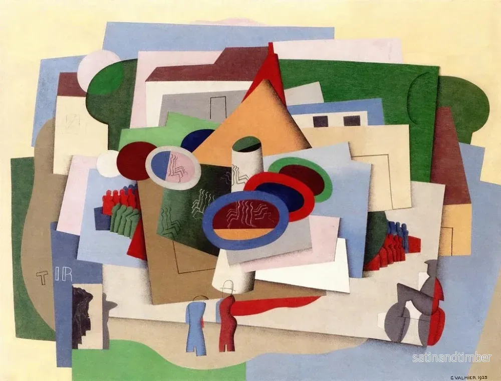 Reproduktion av målningen La fête foraine du village - Georges Valmier - Bild 2