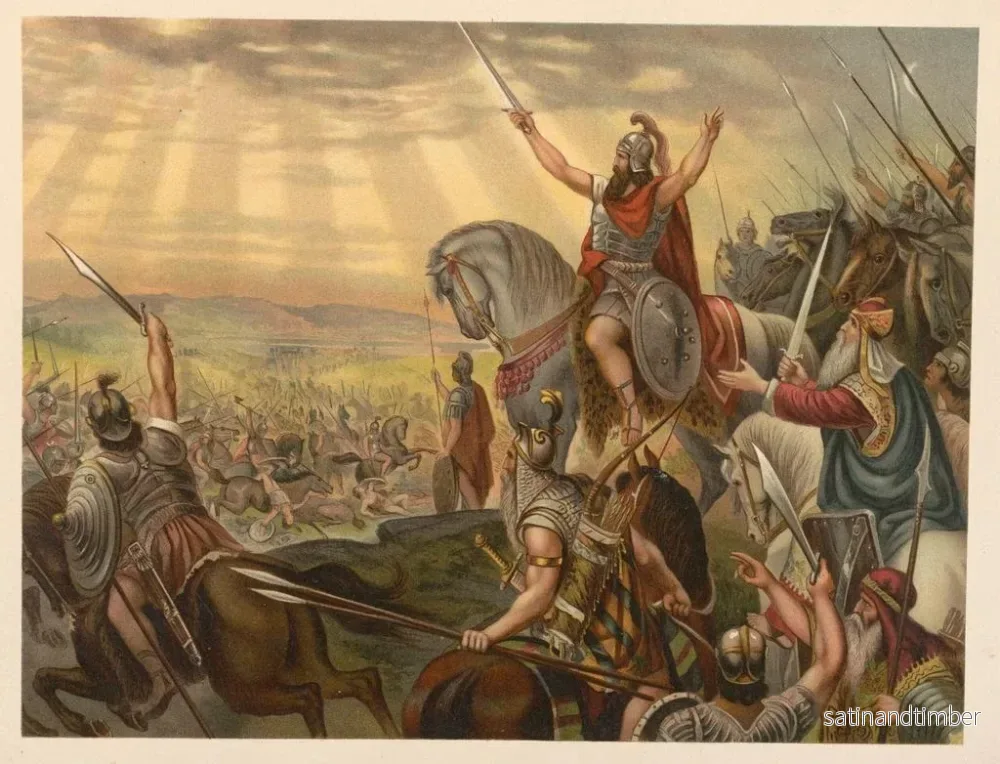 Reproduktion av målningen Bibel guldåldern av klassiker Pl046 - Jan Ladislaw Skora - Bild 2