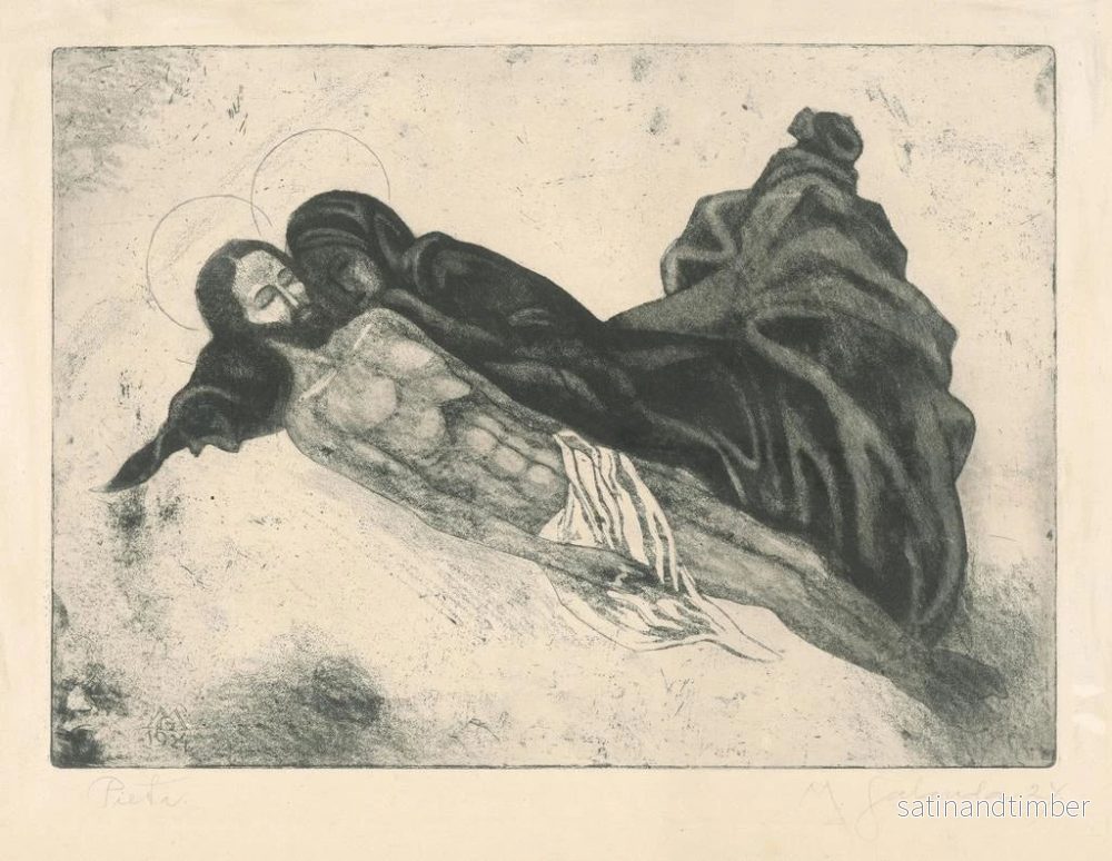 Reproduktion av målningen Pietà - Mikuláš Galanda - Bild 2