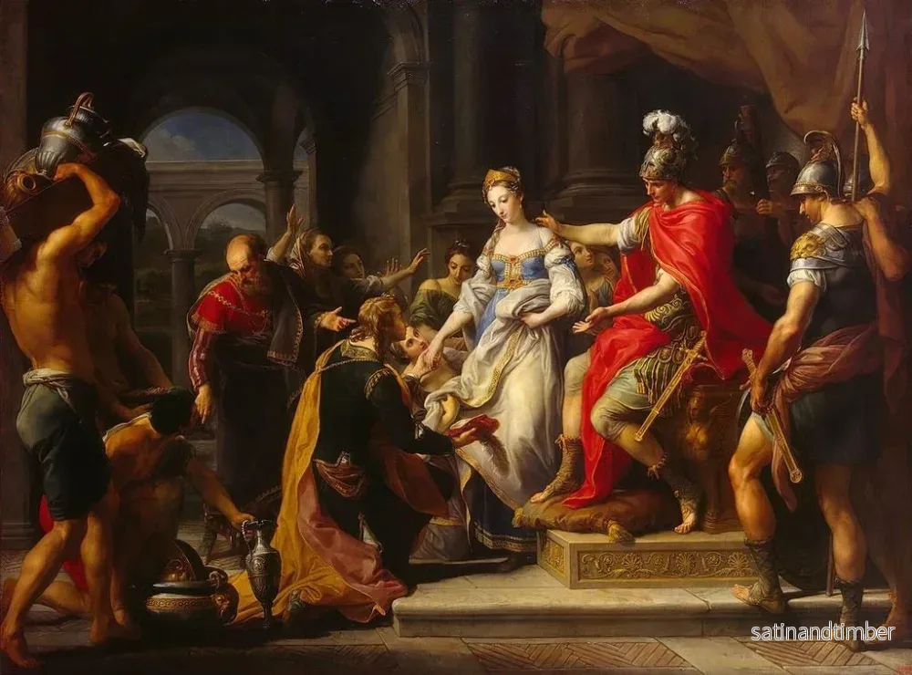 Reproduktion av målningen La Continence de Scipion - Pompeo Batoni - Bild 2