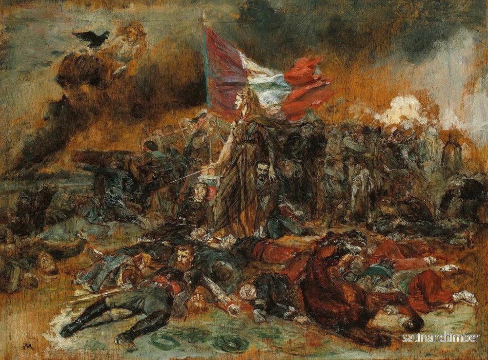 Reproduktion av målningen La Défense de Paris - Ernest Meissonier - Bild 2