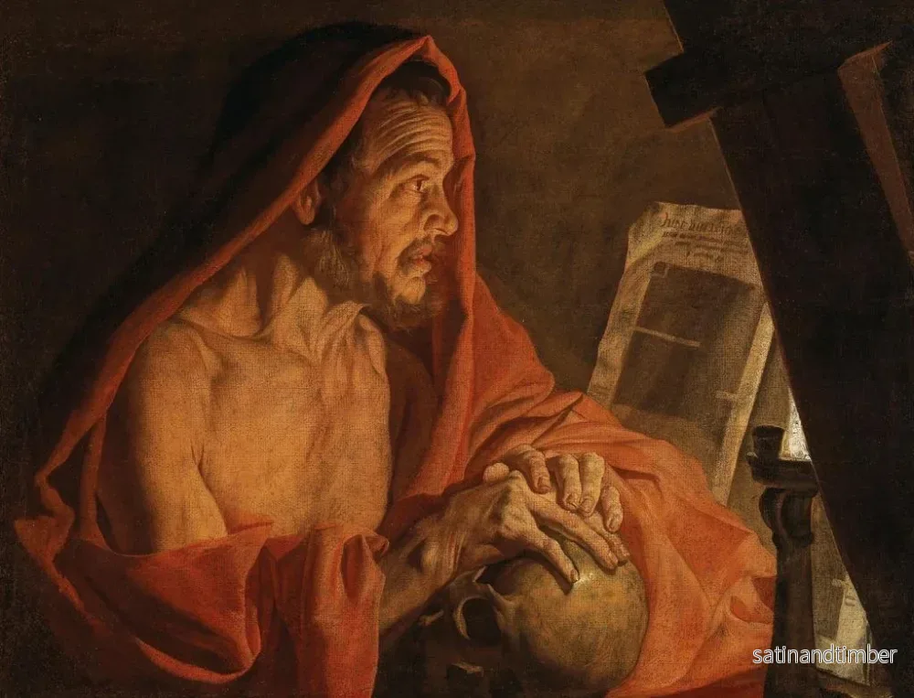 Reproduktion av målningen Saint Jérôme - Matthias Stom - Bild 2