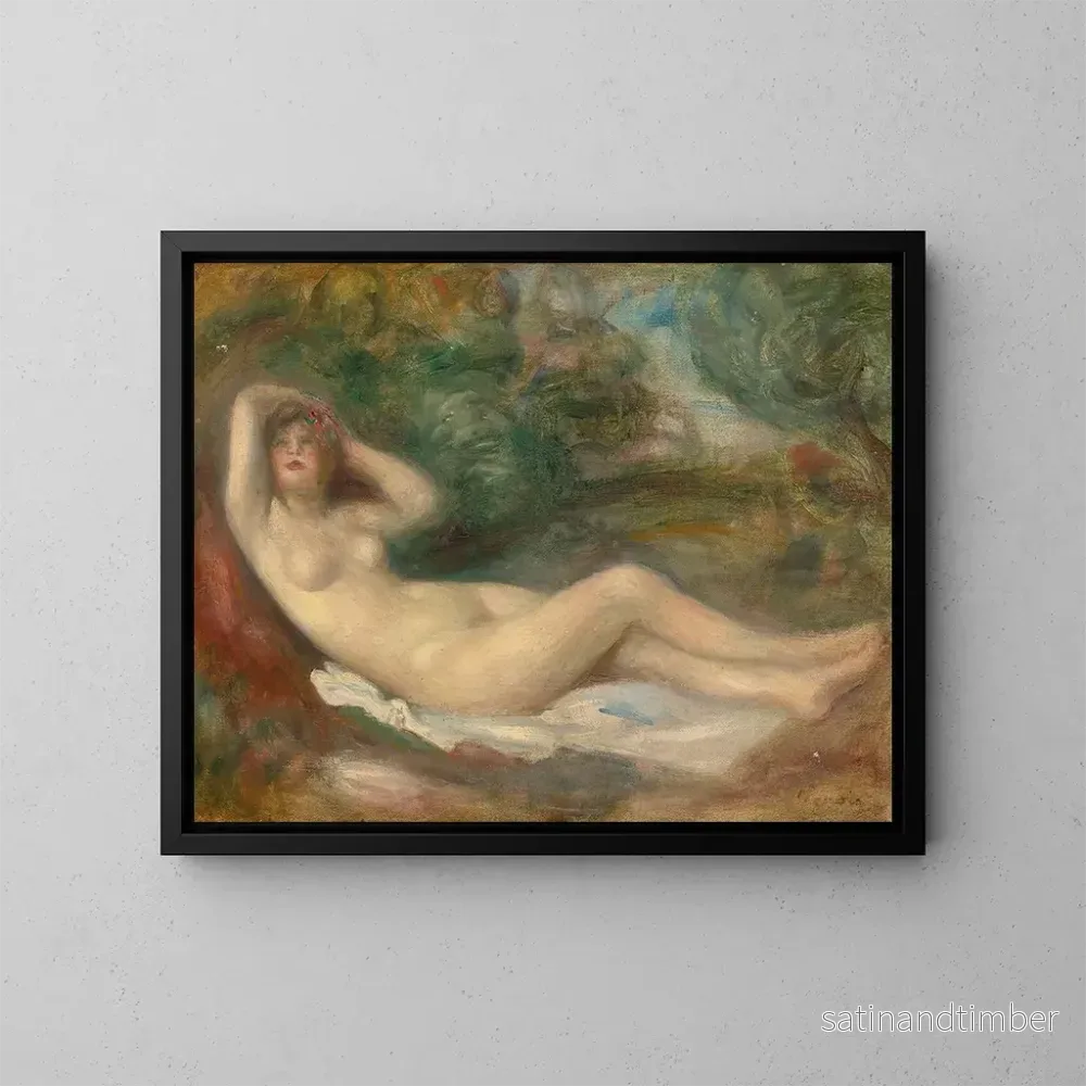 Reproduktion av målningen Studie av naken modell - Pierre-Auguste Renoir