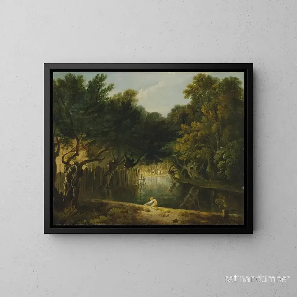 Reproduktion av målningen Vy av naturen i St James-parken - Richard Wilson