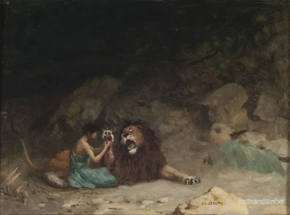 Androkles — Reproduktion av Jean-Léon Gérôme - Bild 2
