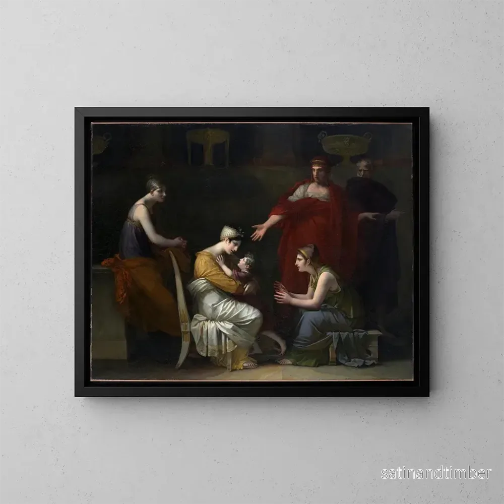 Reproduktion av målningen Andromaque och Astyanax – Pierre-Paul Prud’hon