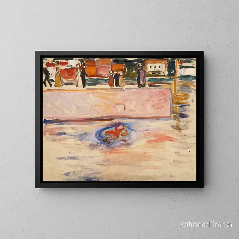 Reproduktion av målningen av L'Enfant noyé - Edvard Munch