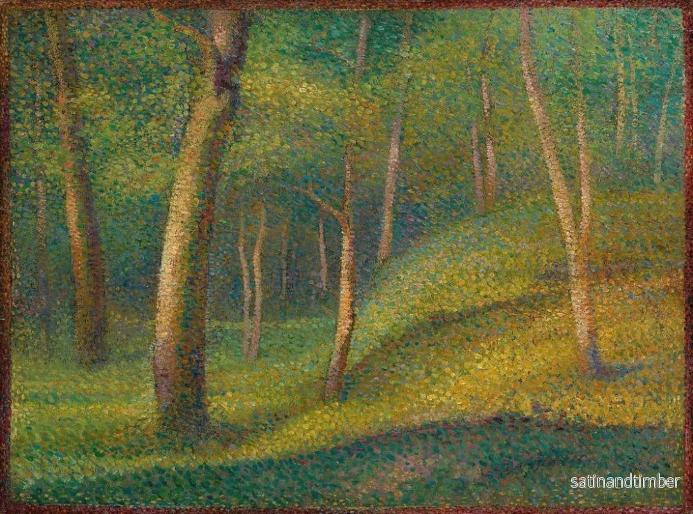 Reproduktion av målningen Skogsbryn - Hippolyte Petitjean - Bild 2