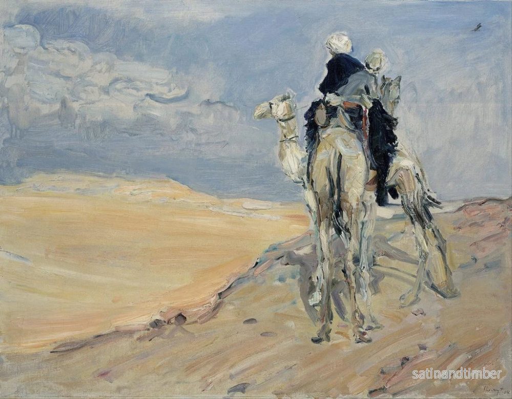 Reproduktion av målningen Sandstorm i den libyska öknen - Max Slevogt - Bild 2