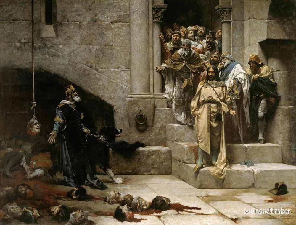 Reproduktion av målningen La Cloche de Huesca - José Casado del Alisal - Bild 2