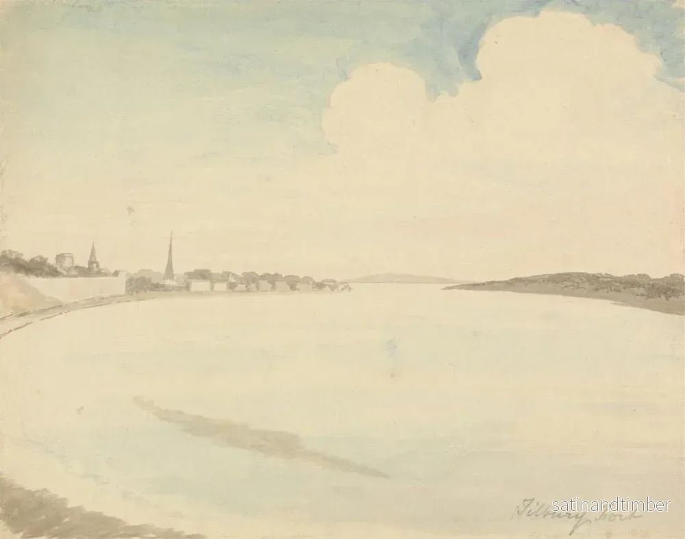 Reproduktion av målningen Fort de Tilbury - Edward Francis Burney - Bild 2