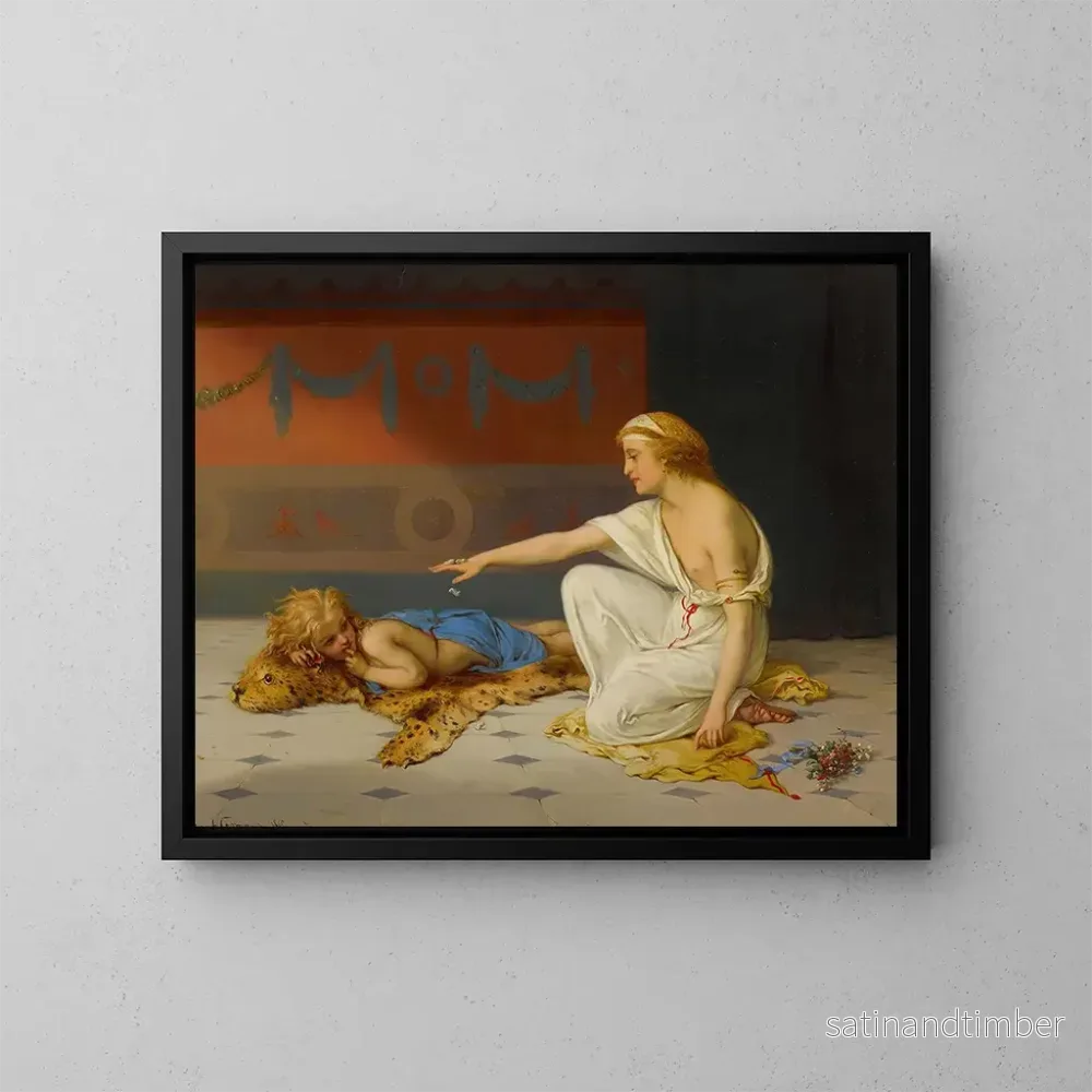 Reproduktion av målningen En eftermiddagsskoj - Pierre Olivier Joseph Coomans