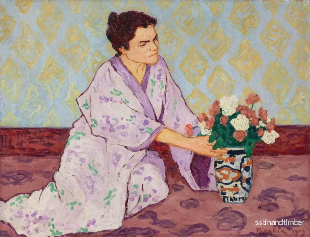 Reproduktion av målningen Le bouquet de Saint-Tropez - Francis Picabia - Bild 2