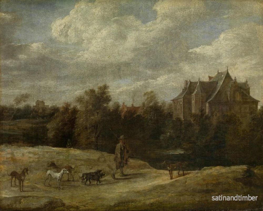 Reproduktion av målningen Retour de chasse - David Teniers le Jeune - Bild 2