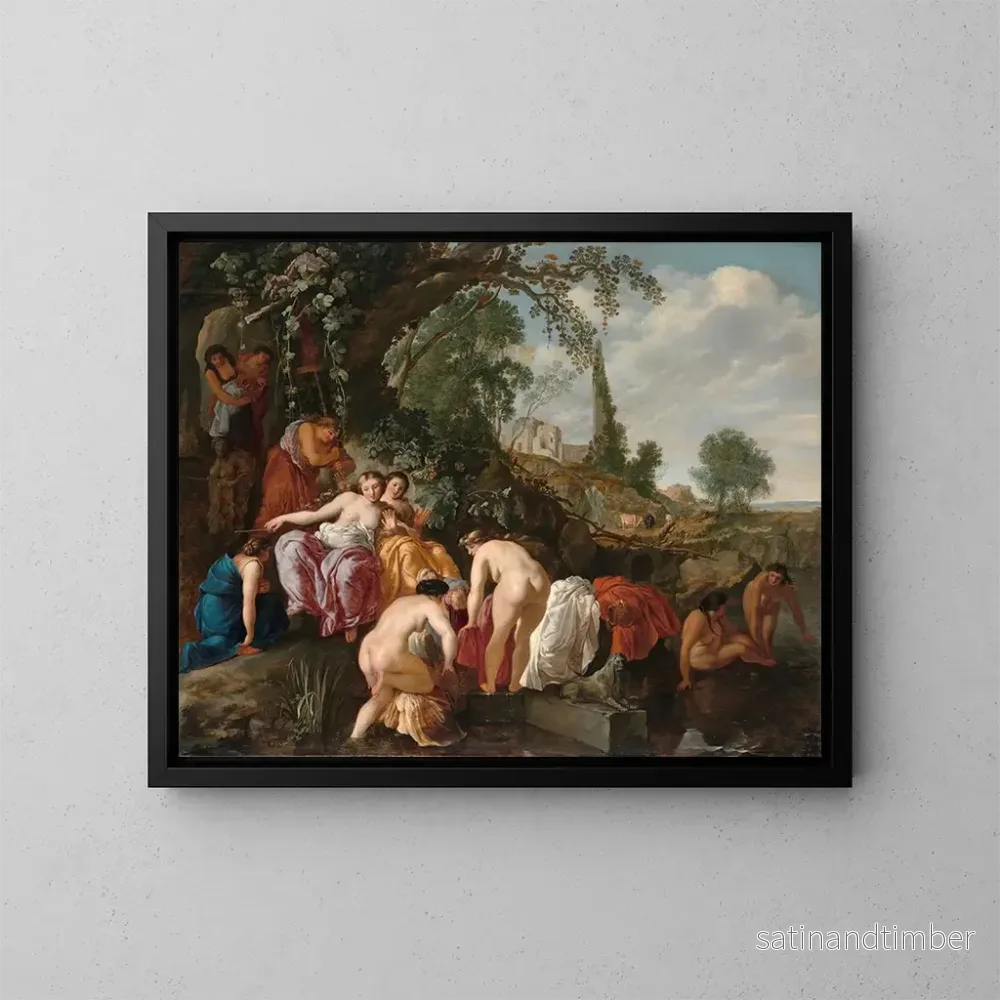 Reproduktion av målningen La découverte de Moïse – Moyses van Uyttenbroeck Reproduktion av målningen La découverte de Moïse – Moyses van Uyttenbroeck