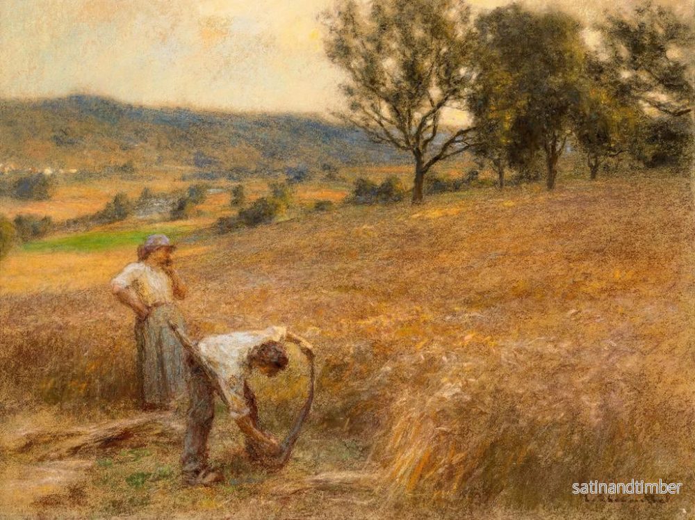 Reproduktion av målningen Faucheurs, två figurer - Léon Augustin Lhermitte - Bild 2