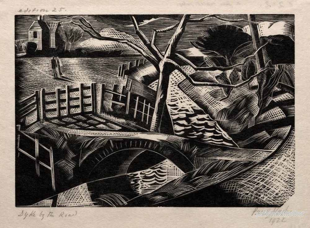 Reproduktion av målningen Bergère vid vägkanten - Paul Nash - Bild 2
