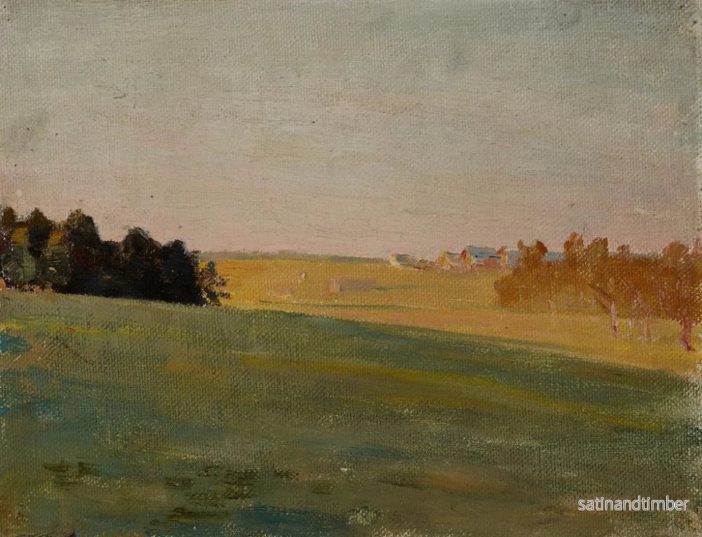 Reproduktion av målningen Kväll - Jan Cybis - Bild 2
