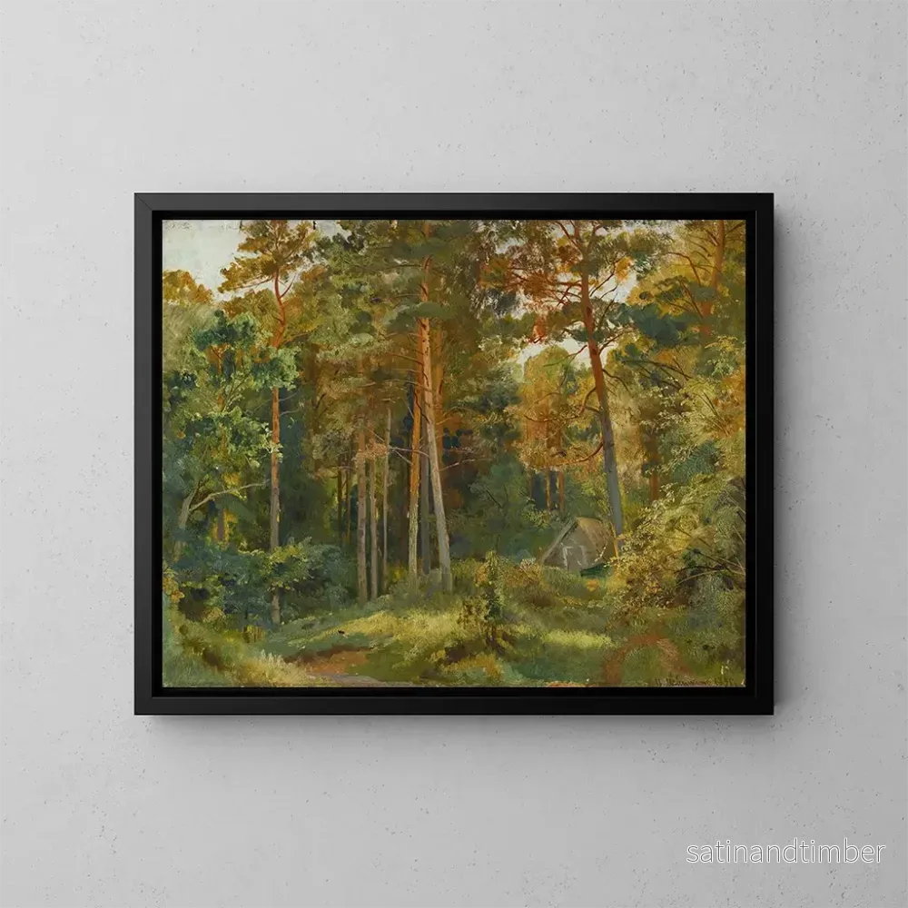 Reproduktion av målningen Le Moulin dans la forêt - Ivan Ivanovich Shishkin