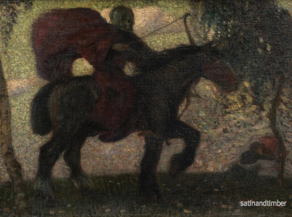 Reproduktion av målningen Döden och kärlekspar - Franz von Stuck - Bild 2