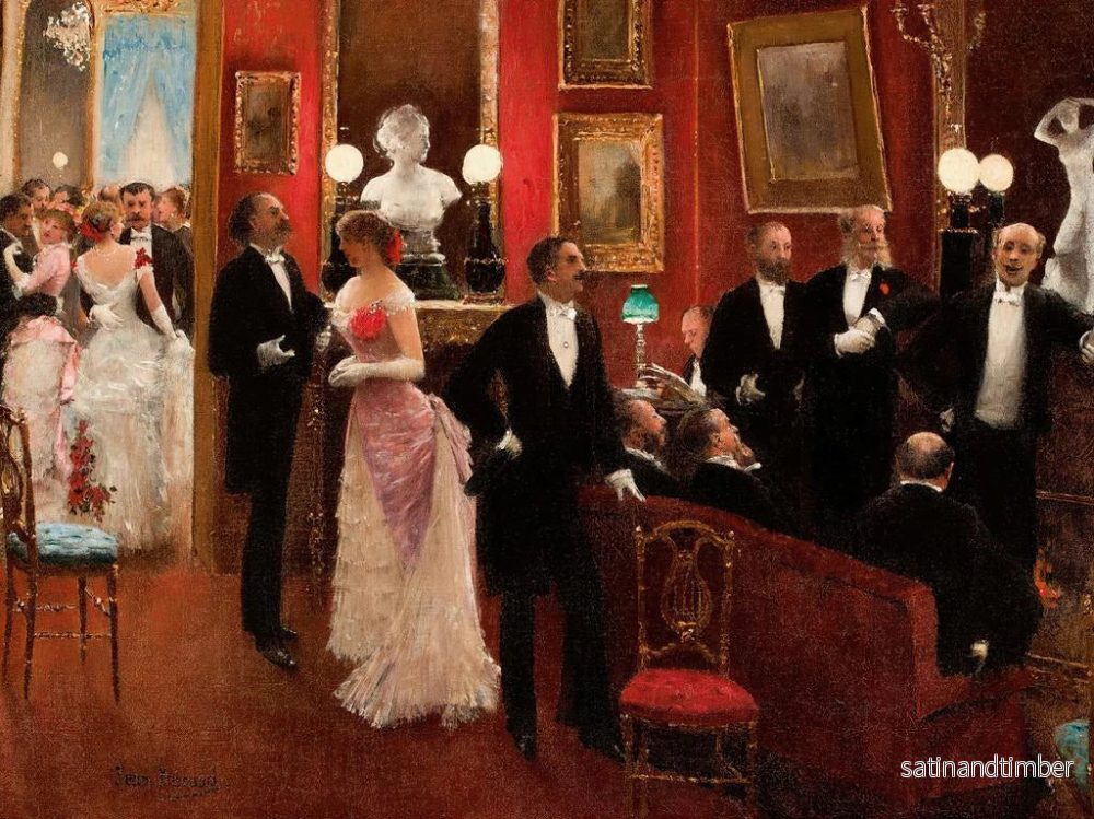 Reproduktion av målningen av balscen - Jean Béraud - Bild 2
